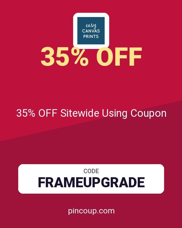 Easy Canvas Prints: 35% OFF Sitewide Using Coupon