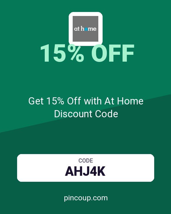 Get 15% Off with At Home Discount Code