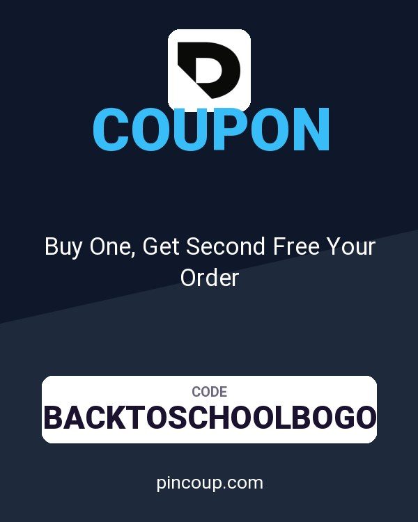 Drop coupon: Buy One, Get Second Free Your Order