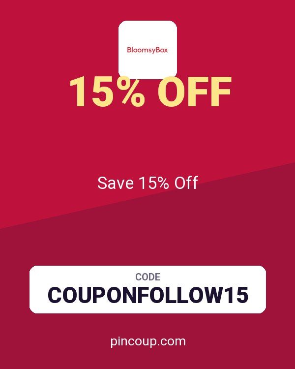 BloomsyBox coupon: Save 15% Off