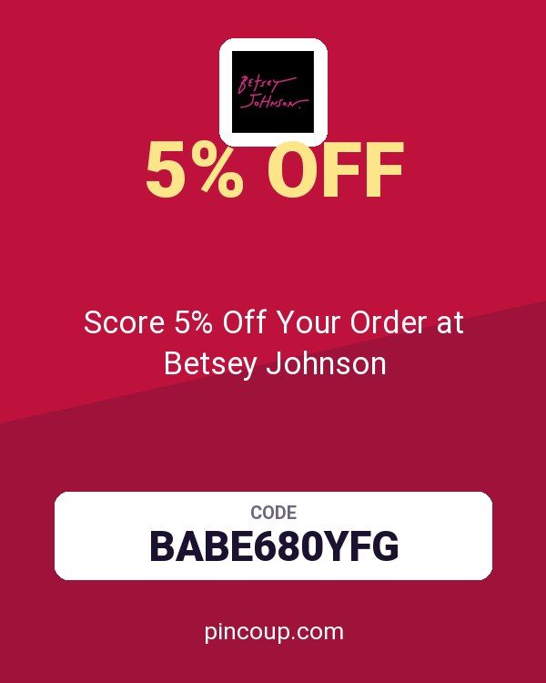 Score 5% Off Your Order at Betsey Johnson