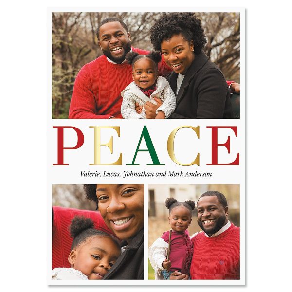 Peace Christmas Cards - 80 at Colorful Images