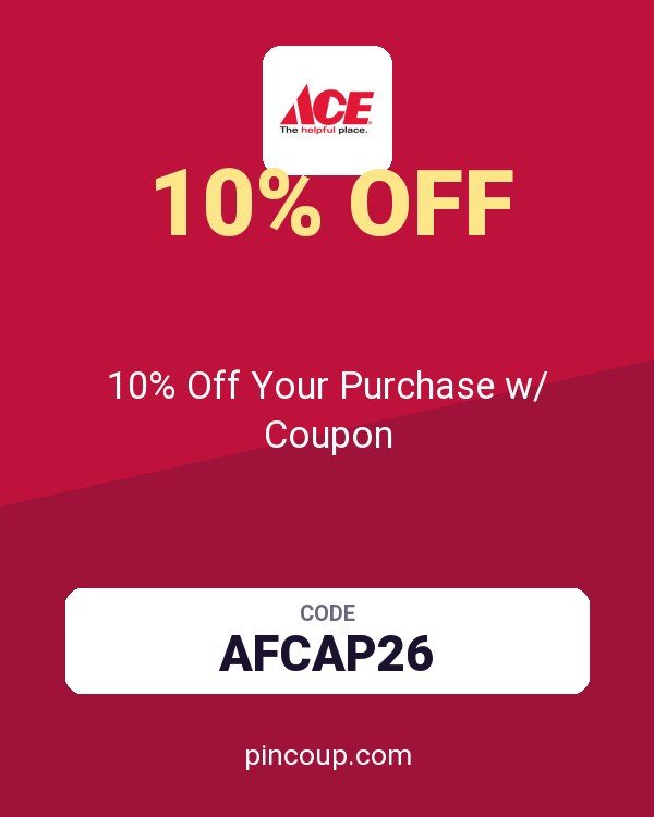 Ace Hardware: 10% Off Your Purchase w/ Coupon