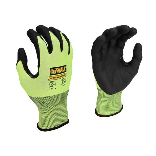 Dewalt (12/Box) Tagged High-Visibility HPPE Cut Touchscreen Gloves - Large at CPO Outlets