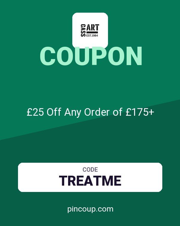 Cass Art coupon: £25 Off Any Order of £175+