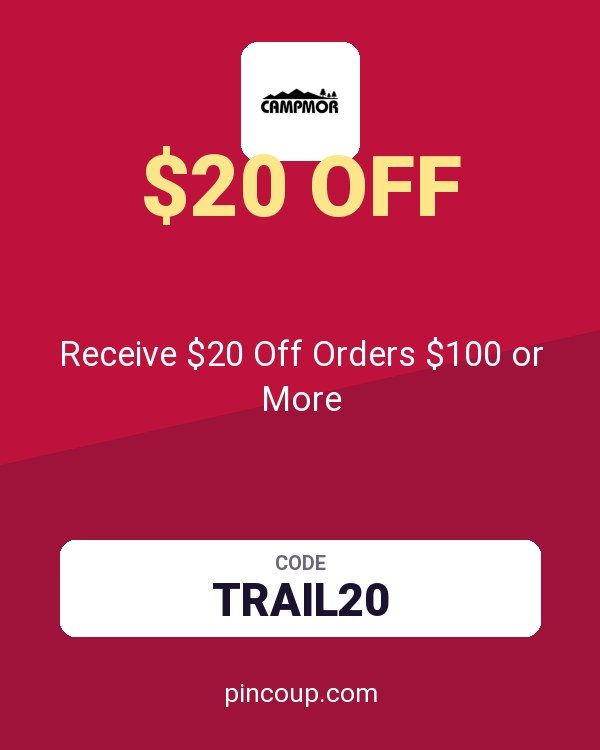 Campmor coupon: Receive $20 Off Orders $100 or More