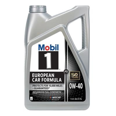 Mobil 1 European Car Formula Motor Oil 0w40 Full Synthetic 5 Qt Us at NAPA (Auto)