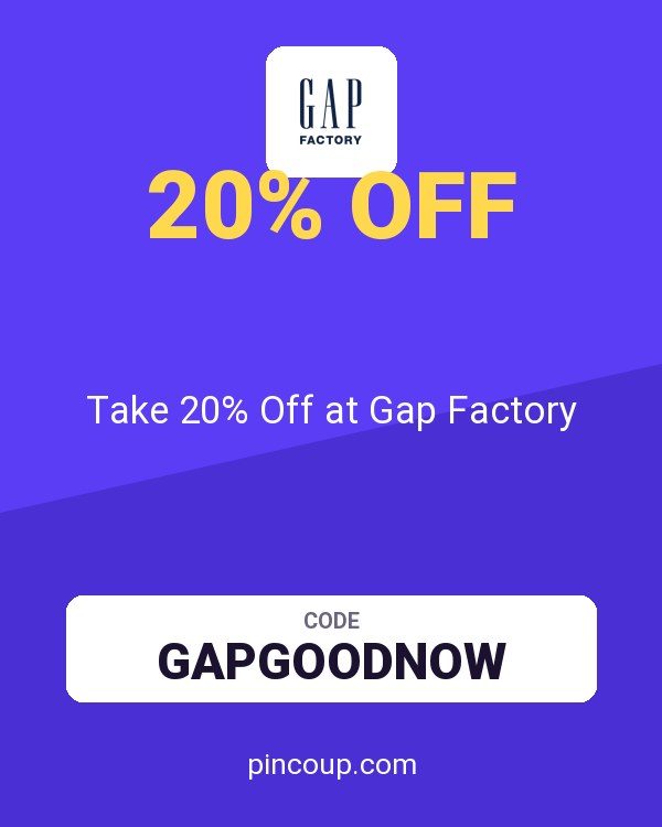 Take 20% Off at Gap Factory
