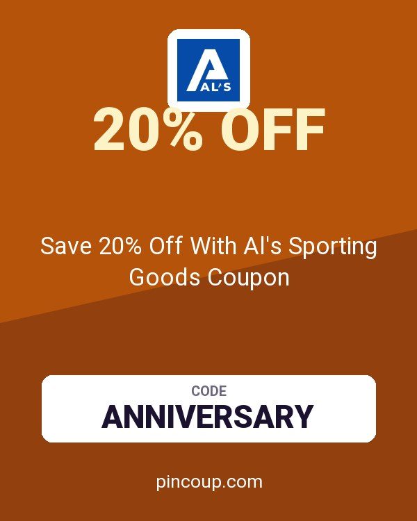 Als.com: Save 20% Off With Al's Sporting Goods Coupon