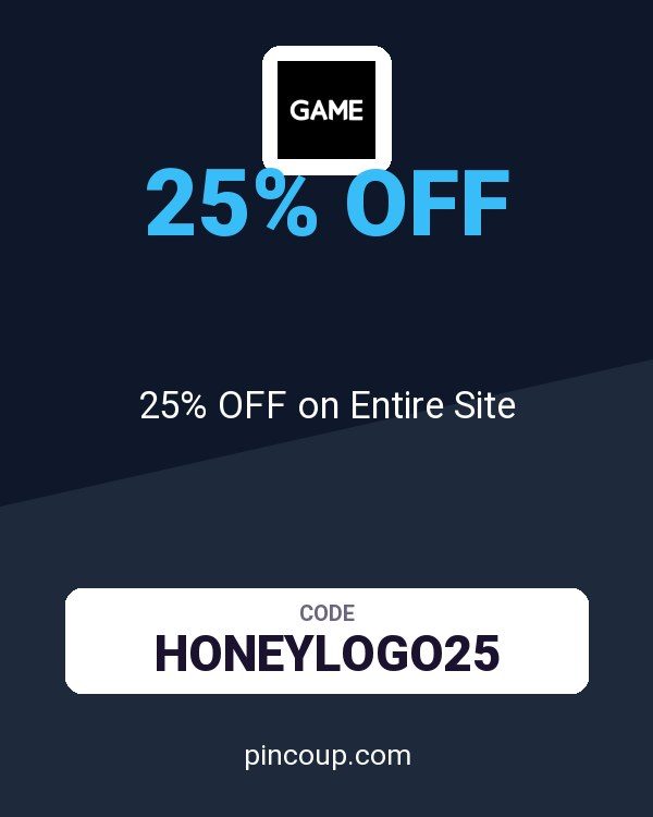 GAME coupon: 25% OFF on Entire Site