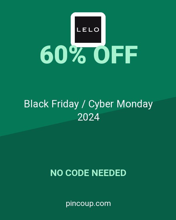 LELO coupon: Black Friday / Cyber Monday 2024