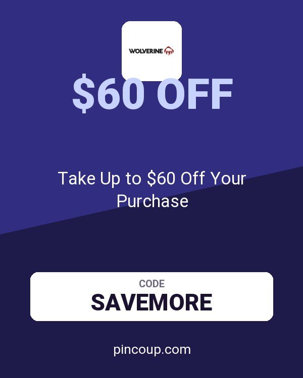 Wolverine coupon: Take Up to $60 Off Your Purchase