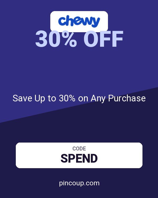 Chewy.com coupon: Save Up to 30% on Any Purchase