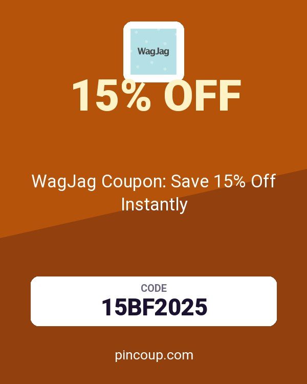 WagJag Coupon: Save 15% Off Instantly