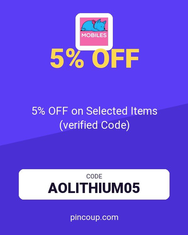 Mobiles.co.uk coupon: 5% OFF on Selected Items (verified Code)