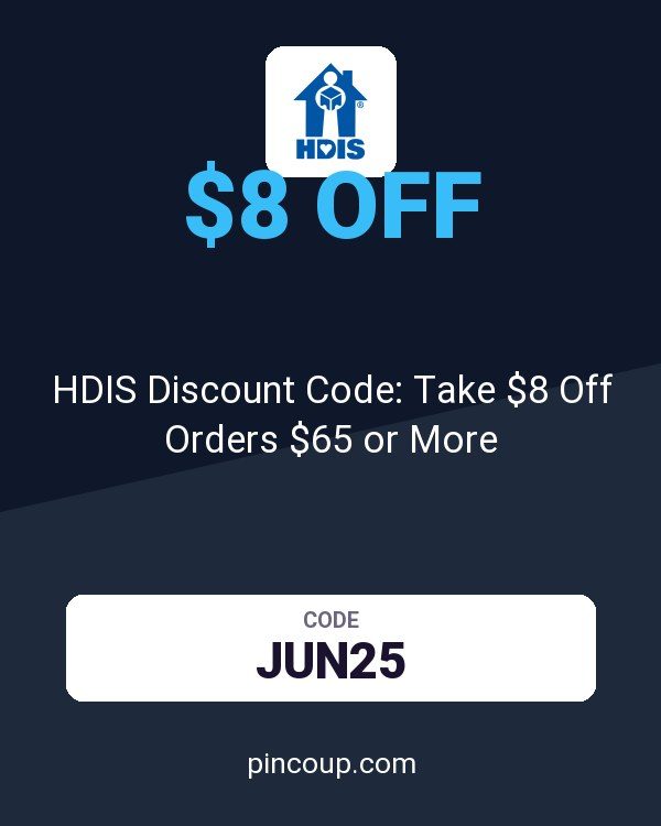 HDIS Discount Code: Take $8 Off Orders $65 or More