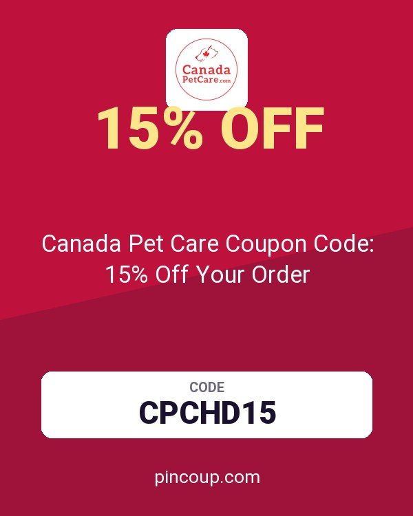 Canada Pet Care Coupon Code: 15% Off Your Order