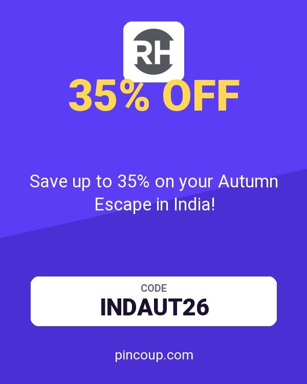 Radisson Hotels coupon: Save up to 35% on your Autumn Escape in India!