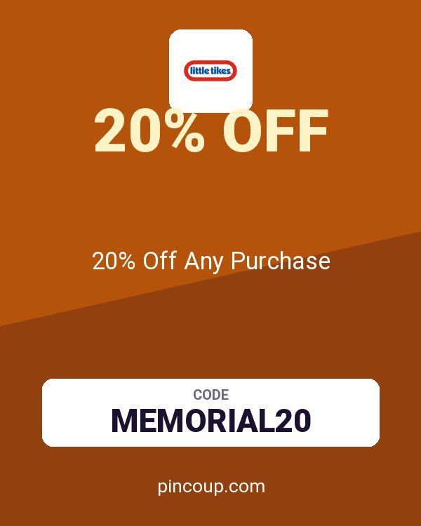 Little Tikes coupon: 20% Off Any Purchase