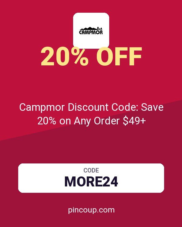 Campmor Discount Code: Save 20% on Any Order $49+