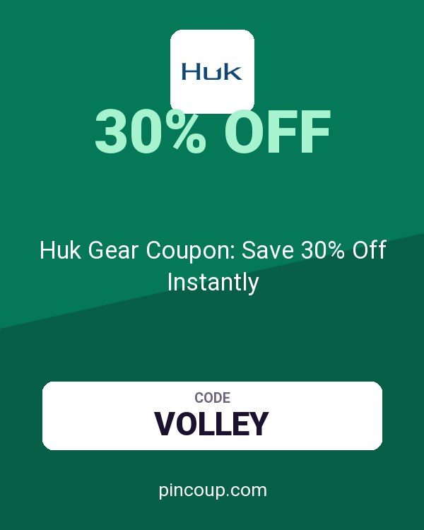 Huk Gear Coupon: Save 30% Off Instantly