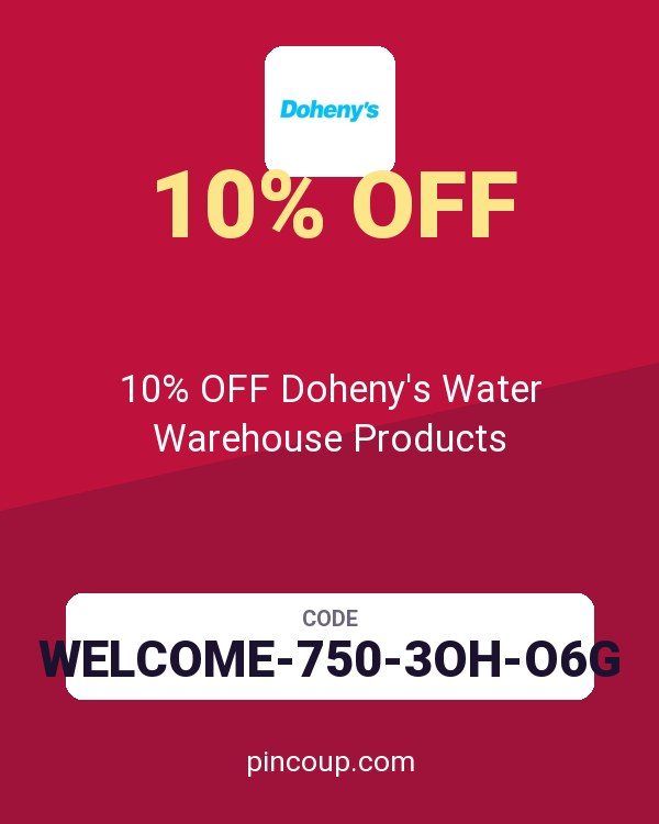 Doheny's LLC coupon: 10% OFF Doheny's Water Warehouse Products