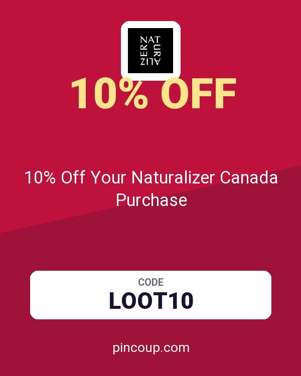 10% Off Your Naturalizer Canada Purchase