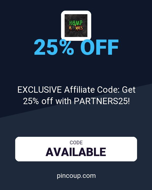 Hemp Bombs coupon: EXCLUSIVE Affiliate Code: Get 25% off with PARTNERS25!