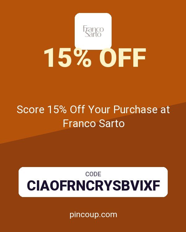 Score 15% Off Your Purchase at Franco Sarto