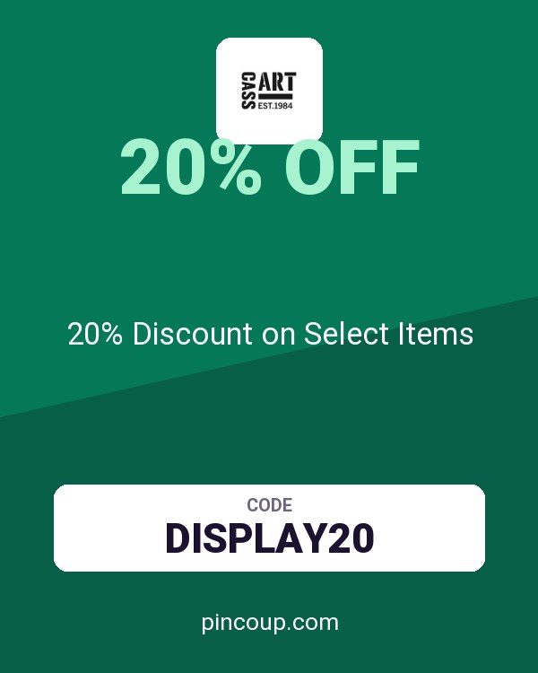 Cass Art coupon: 20% Discount on Select Items
