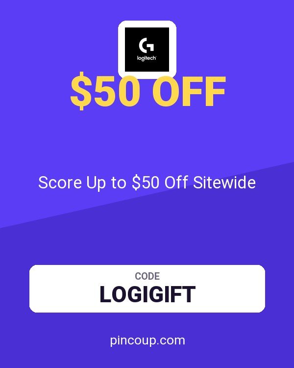 Logitech G coupon: Score Up to $50 Off Sitewide