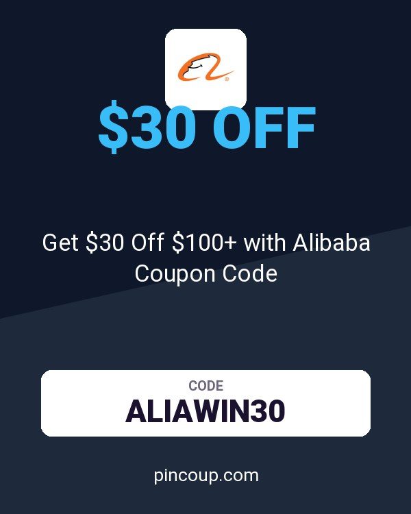 Get $30 Off $100+ with Alibaba Coupon Code