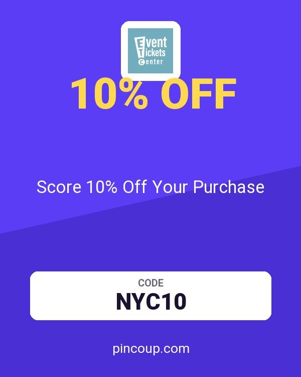 Event Tickets Center coupon: Score 10% Off Your Purchase