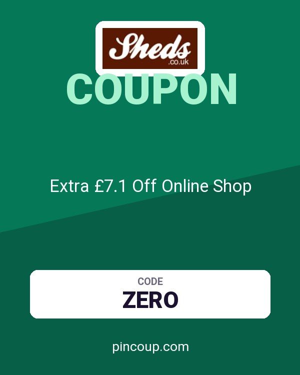 Sheds.co.uk coupon: Extra £7.1 Off Online Shop