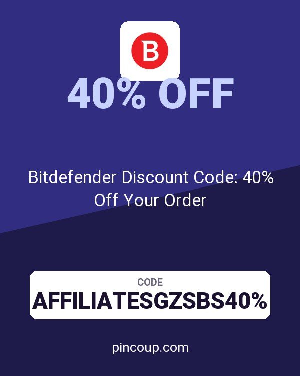 Bitdefender Discount Code: 40% Off Your Order