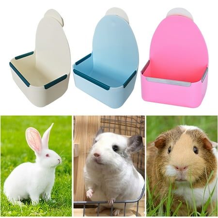 Cheer.US Feeder Bowl PP Plastic Removable Hanging Food Water Bowl Crate Coop Cup for Small Animals at Walmart.com