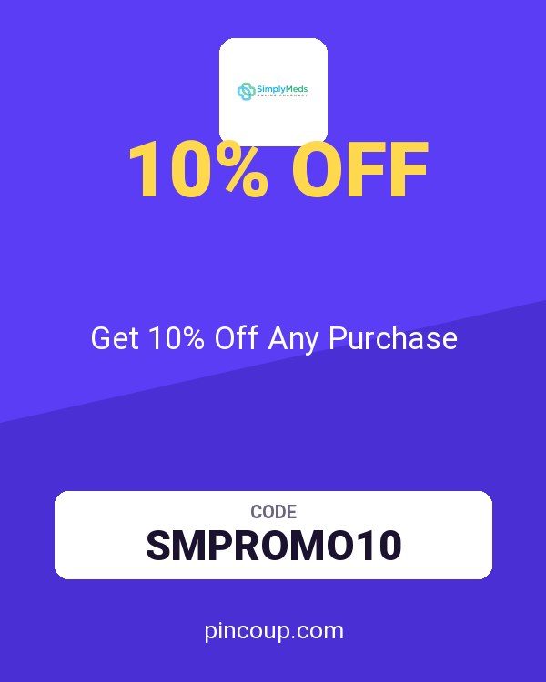 Simply Meds Online coupon: Get 10% Off Any Purchase