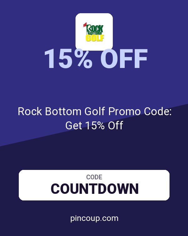 Rock Bottom Golf Promo Code: Get 15% Off