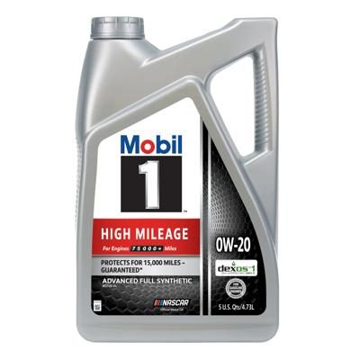 Mobil 1 High Mileage Motor Oil 0w20 Full Synthetic 5 Qt Us at NAPA (Auto)