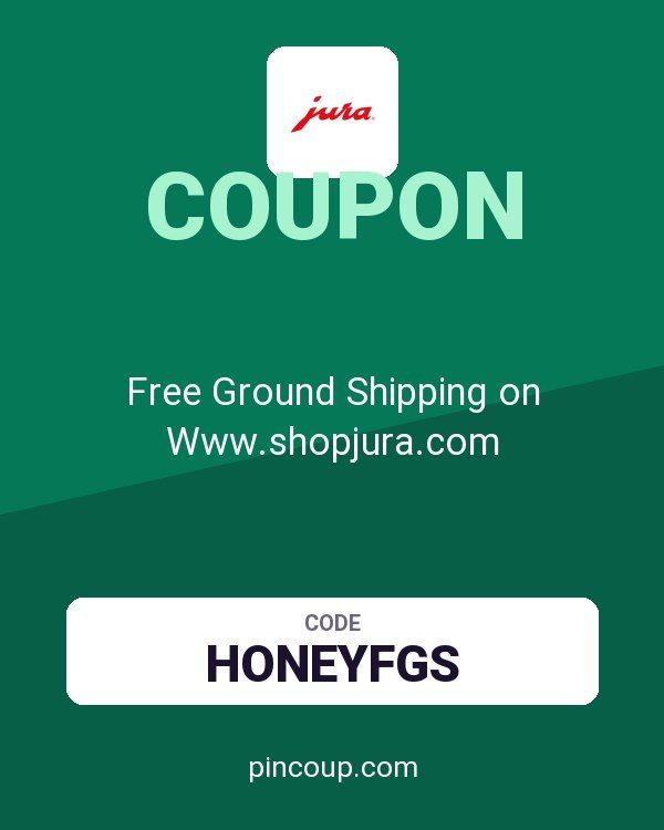 Jura Shop coupon: Free Ground Shipping on Www.shopjura.com