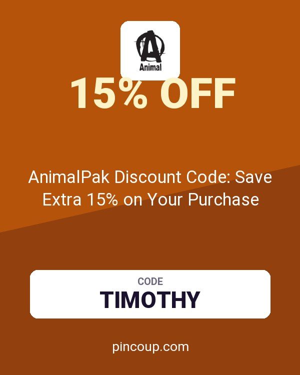 AnimalPak Discount Code: Save Extra 15% on Your Purchase