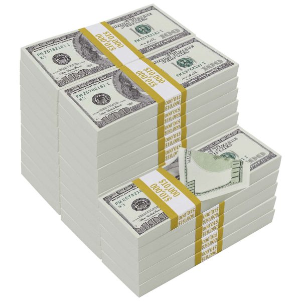 $250,000 Full Print 2000 Series Stacks at Prop Money Inc.