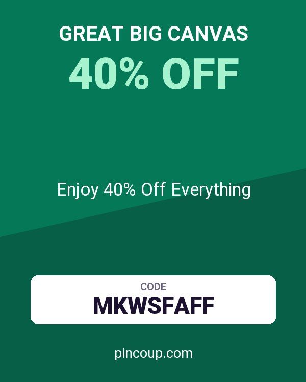Great Big Canvas coupon: Enjoy 40% Off Everything