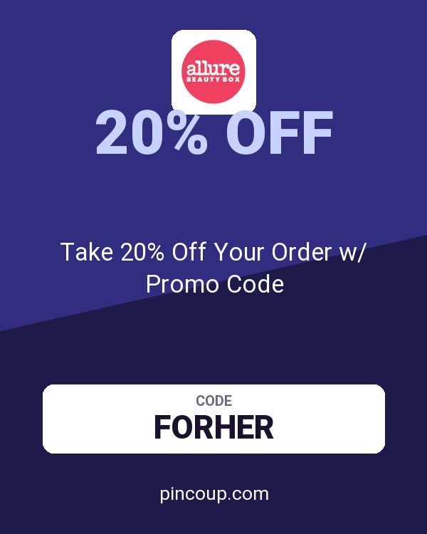 Allure Beauty Box coupon: Take 20% Off Your Order w/ Promo Code