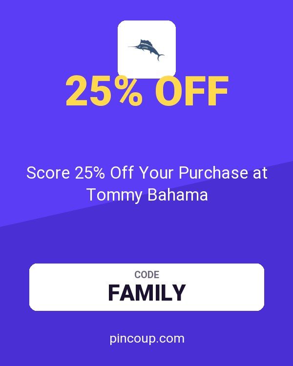 Score 25% Off Your Purchase at Tommy Bahama