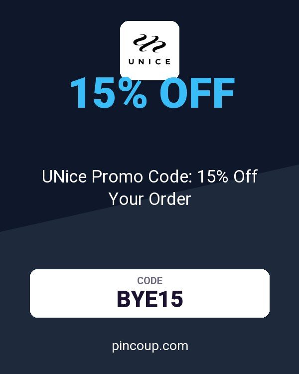 UNice Promo Code: 15% Off Your Order