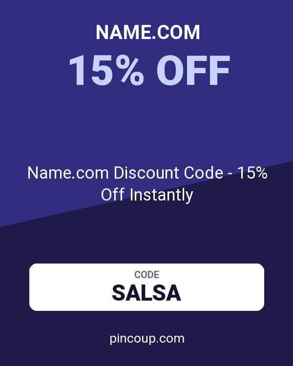 Name.com Discount Code - 15% Off Instantly