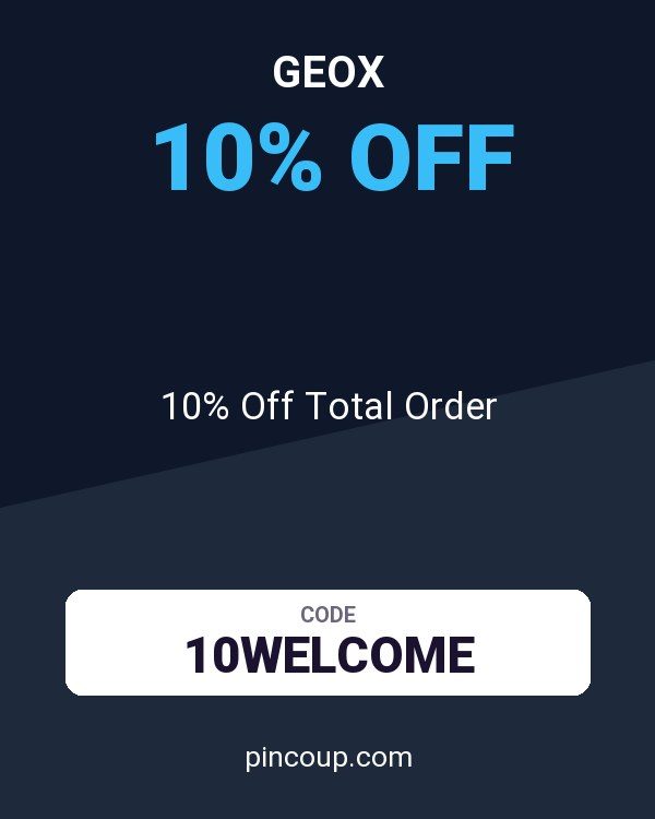 Geox coupon: 10% Off Total Order