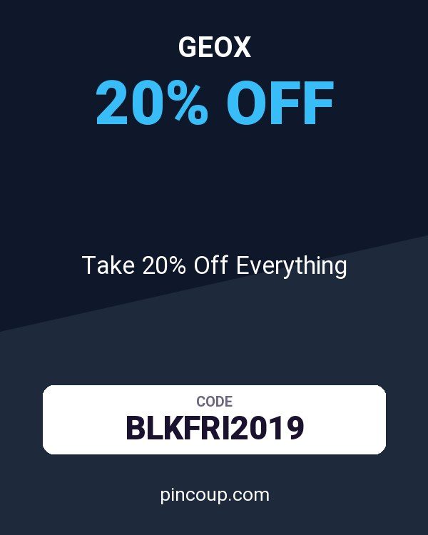 Geox coupon: Take 20% Off Everything