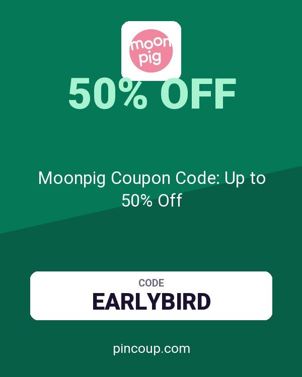 Moonpig Coupon Code: Up to 50% Off